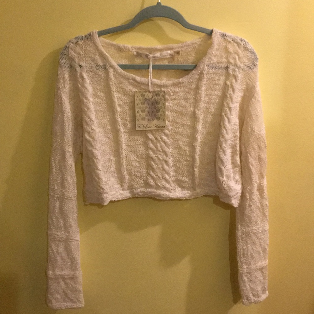 Crop sweater
